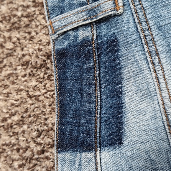 ASOS Button fly Distressed Faded Slim Straight Jeans Size 38 x 30 NEW - Picture 9 of 15